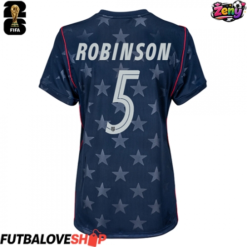 Dres Spojené štáty Antonee Robinson #5 Preč pre Ženy MS 2026 Krátky Rukáv